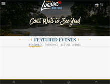 Tablet Screenshot of londontourism.ca